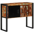 vidaXL konzolszekrény többszínű 90x35x75 cm tömörfa újrahasznosított