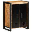 vidaXL tömör nyers mangófa tálalószekrény 55x35x70 cm