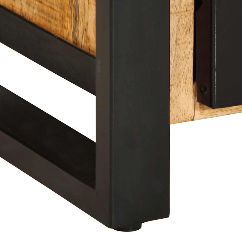 vidaXL tömör nyers mangófa tálalószekrény 55x35x70 cm