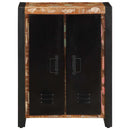 vidaXL Tálaló többszínű 55x35x70 cm Tömör fa újrahasznosított