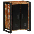 vidaXL Tálaló többszínű 55x35x70 cm Tömör fa újrahasznosított