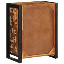 vidaXL Tálaló többszínű 55x35x70 cm Tömör fa újrahasznosított