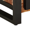 vidaXL Tálaló többszínű 55x35x70 cm Tömör fa újrahasznosított