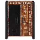 vidaXL Tálaló többszínű 55x35x70 cm Tömör fa újrahasznosított