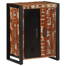 vidaXL Tálaló többszínű 55x35x70 cm Tömör fa újrahasznosított