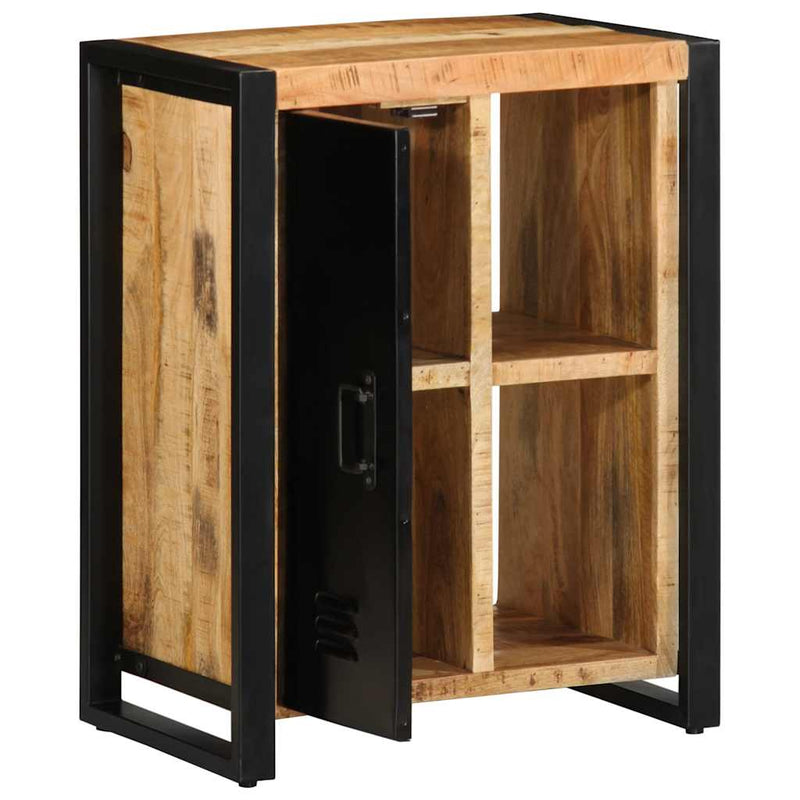 vidaXL tömör nyers mangófa tálalószekrény 55x35x70 cm