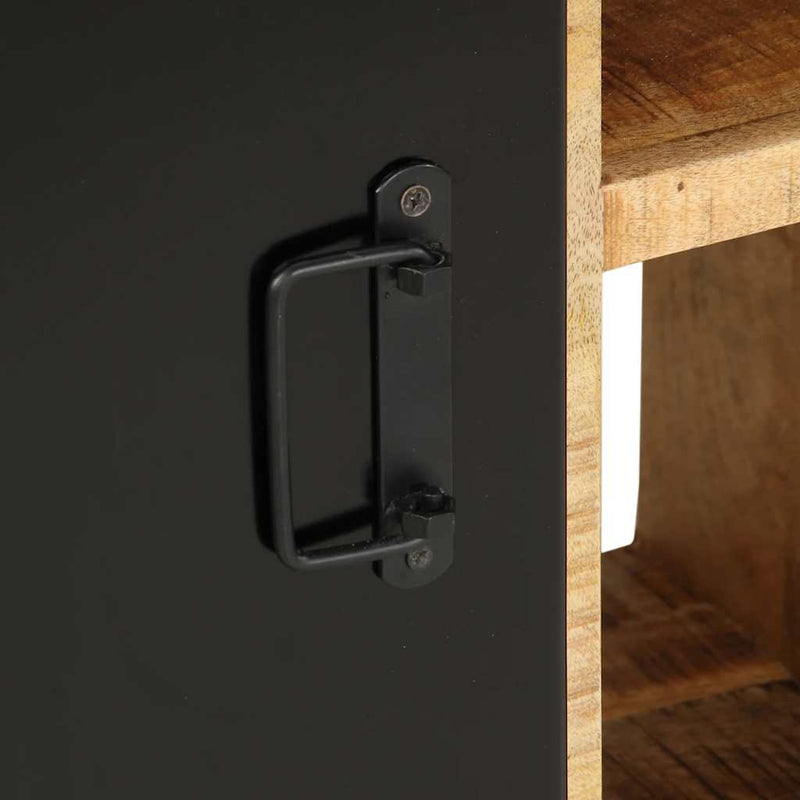 vidaXL tömör nyers mangófa tálalószekrény 55x35x70 cm