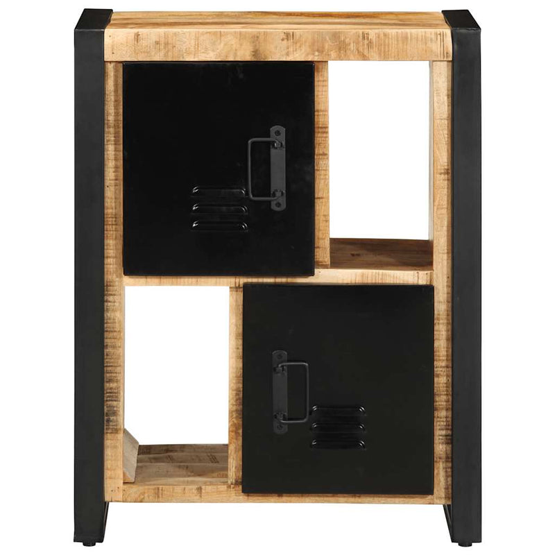 vidaXL tömör nyers mangófa tálalószekrény 55x35x70 cm