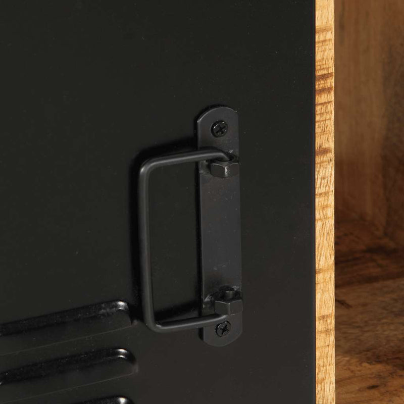 vidaXL tömör nyers mangófa tálalószekrény 55x35x70 cm