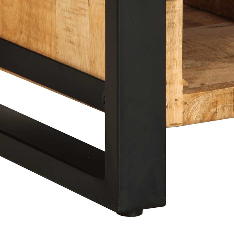 vidaXL tömör nyers mangófa tálalószekrény 55x35x70 cm