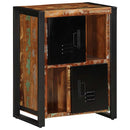 vidaXL Tálaló többszínű 55x35x70 cm Tömör fa újrahasznosított