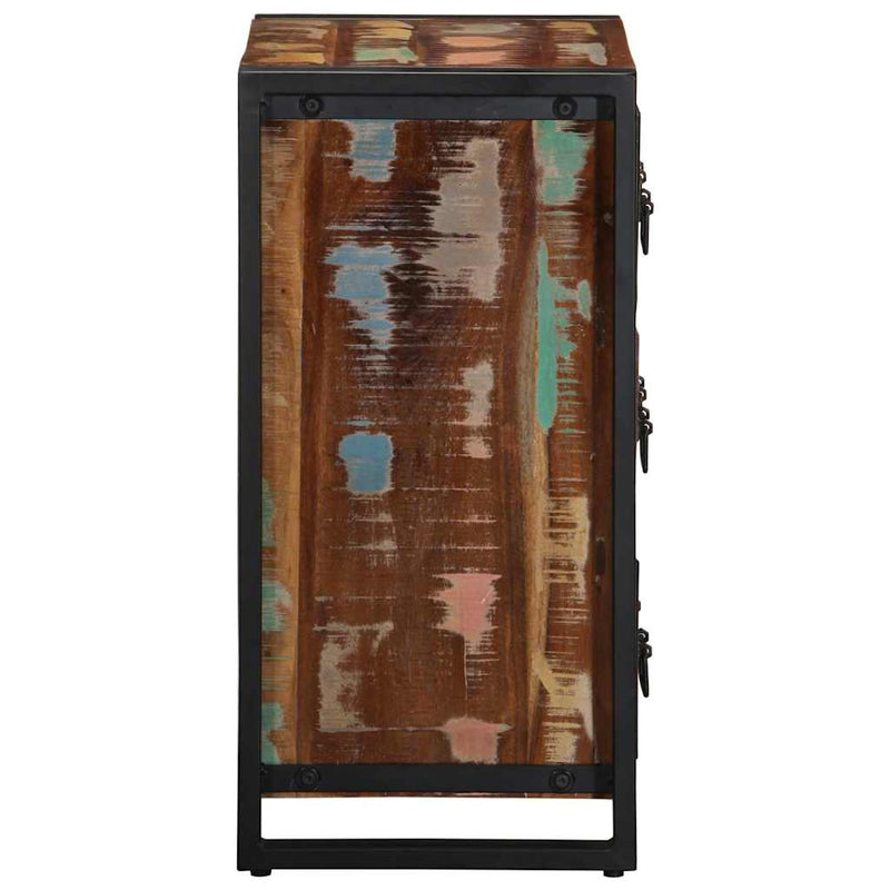 vidaXL tömör újrahasznosított fa tálalószekrény 50x35x70 cm