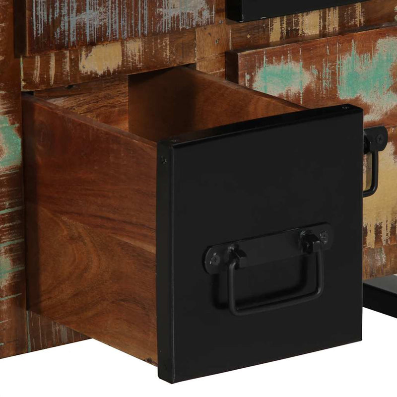 vidaXL tömör újrahasznosított fa tálalószekrény 50x35x70 cm