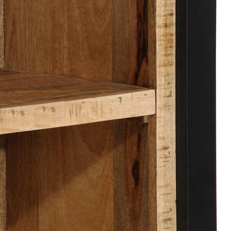 vidaXL Éjjeli Szekrény polcokkal Barna 40 x 30 x 80 cm Tömör mangófa