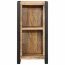 vidaXL Éjjeliszekrény polcokkal Barna 40 x 30 x 80 cm Tömör mangófa