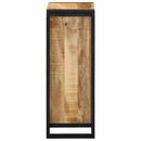 vidaXL Éjjeliszekrény polcokkal Barna 40 x 30 x 80 cm Tömör mangófa