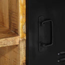 vidaXL Cipőpad Barna 100 x 40 x 50 cm Tömör mangófa