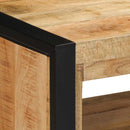 vidaXL Cipőpad Barna 100 x 40 x 50 cm Tömör mangófa