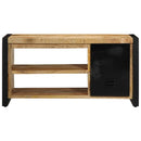 vidaXL Cipőpad Barna 100 x 40 x 50 cm Tömör mangófa