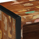 vidaXL Cipőpad Sokszínű 100 x 40 x 50 cm Tömör újrahasznosított fa