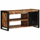 vidaXL Cipőpad Sokszínű 100 x 40 x 50 cm Tömör újrahasznosított fa
