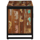 vidaXL Cipőpad Sokszínű 100 x 40 x 50 cm Tömör újrahasznosított fa