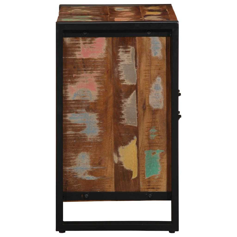 vidaXL Fürdőszekrény Barna 55 x 35 x 60 cm Tömör újrahasznosított fa