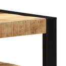 vidaXL Fürdőszobai Szekrény Barna 55 x 35 x 60 cm Tömör mangófa