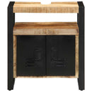 vidaXL Fürdőszobai Szekrény Barna 55 x 35 x 60 cm Tömör mangófa