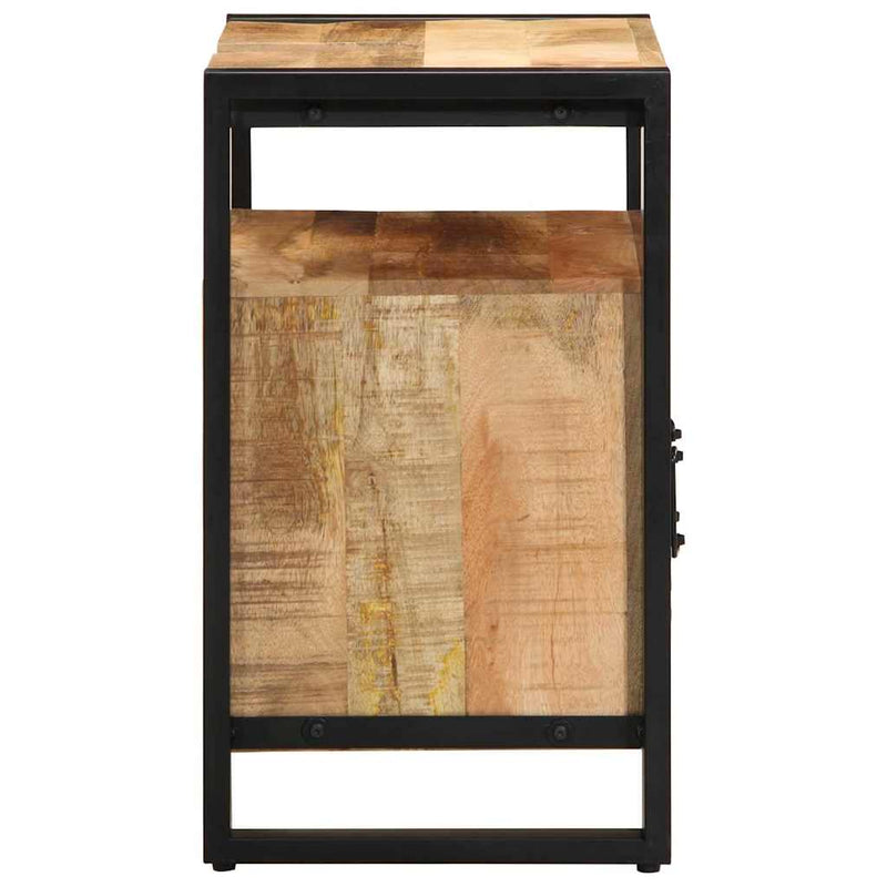 vidaXL Fürdőszobai Szekrény Barna 55 x 35 x 60 cm Tömör mangófa
