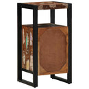 vidaXL Fürdőszobai Szekrény polcokkal Barna Tömör újrahasznosított fa