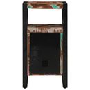 vidaXL Fürdőszobai Szekrény polcokkal Barna Tömör újrahasznosított fa