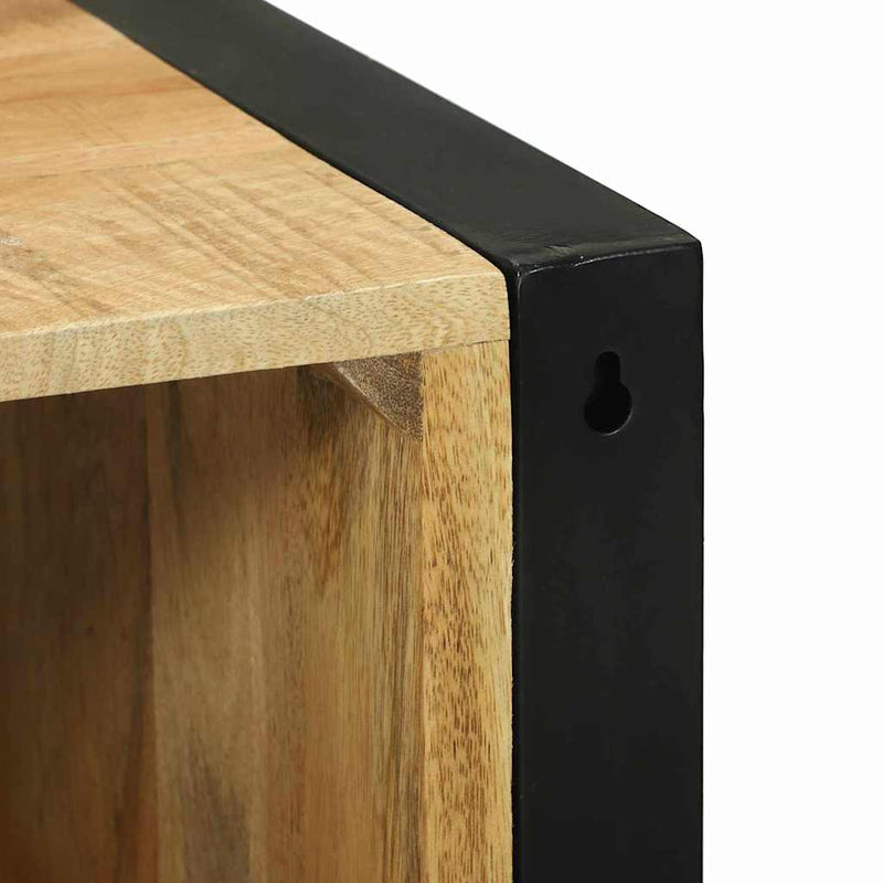 vidaXL Fürdőszobai szekrény Barna 40 x 30 x 90 cm Tömör mangófa