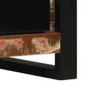 vidaXL Fürdőszobai szekrény polcokkal Barna Tömör újrahasznosított fa