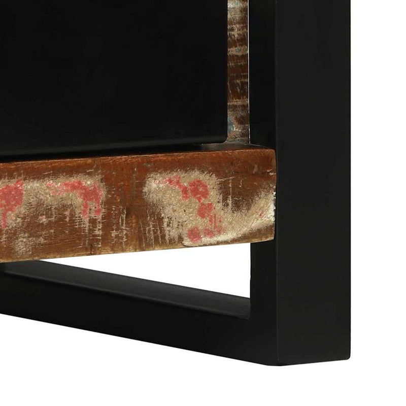 vidaXL Fürdőszobai szekrény polcokkal Barna Tömör újrahasznosított fa