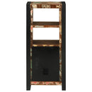 vidaXL Fürdőszobai szekrény polcokkal Barna Tömör újrahasznosított fa