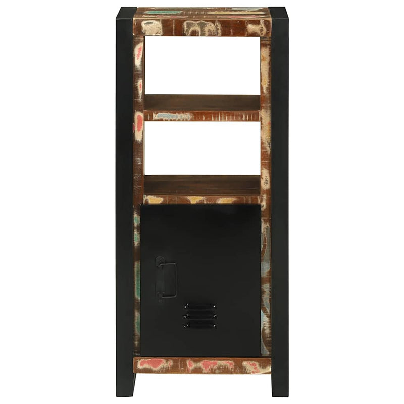 vidaXL Fürdőszobai szekrény polcokkal Barna Tömör újrahasznosított fa