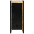 vidaXL Fürdőszobaszekrény ajtóval Barna 40 x 35 x 90 cm Tömör mangófa