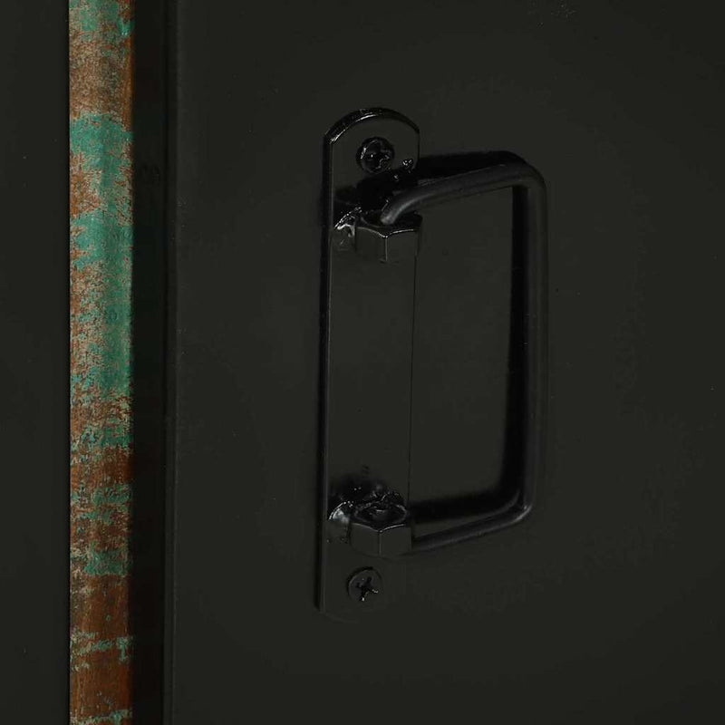 vidaXL Fürdőszobaszekrény tárolóval Barna Tömör újrahasznosított fa