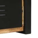 vidaXL Fürdőszoba Szekrény ajtóval Barna 40 x 30 x 40 cm Tömör mangófa