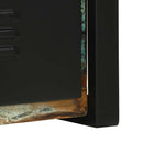 vidaXL Fürdőszoba Szekrény tárolóval Barna Tömör újrahasznosított fa