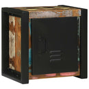 vidaXL Fürdőszoba Szekrény tárolóval Barna Tömör újrahasznosított fa