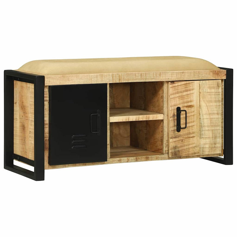 vidaXL Pad Szekrény Barna 100 x 35 x 50 cm Tömör mangófa