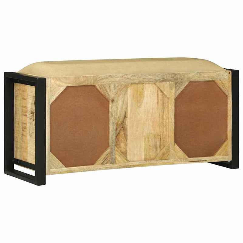 vidaXL Pad Szekrény Barna 100 x 35 x 50 cm Tömör mangófa