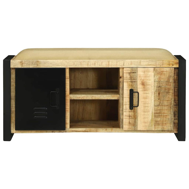 vidaXL Pad Szekrény Barna 100 x 35 x 50 cm Tömör mangófa