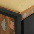 vidaXL Pad Szekrény Sokszínű Tömör újrahasznosított fa