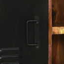 vidaXL Pad Szekrény Sokszínű Tömör újrahasznosított fa