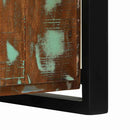 vidaXL Pad Szekrény Sokszínű Tömör újrahasznosított fa