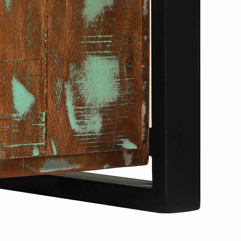 vidaXL Pad Szekrény Sokszínű Tömör újrahasznosított fa