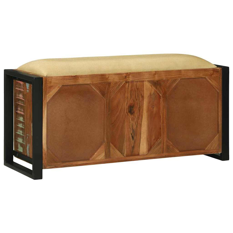 vidaXL Pad Szekrény Sokszínű Tömör újrahasznosított fa